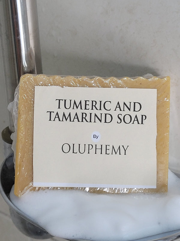 Tumeric and tamarind soap