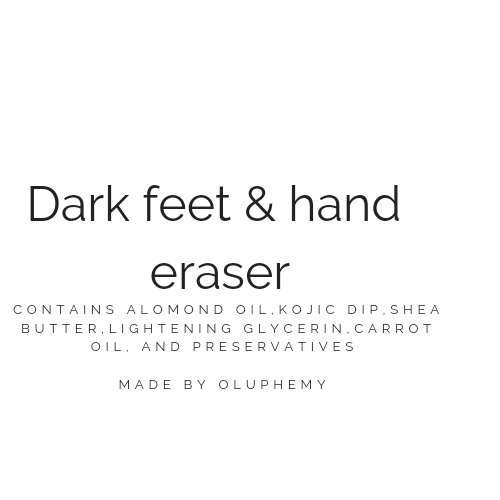 Dark feet and hand eraser ( lotion) 50g